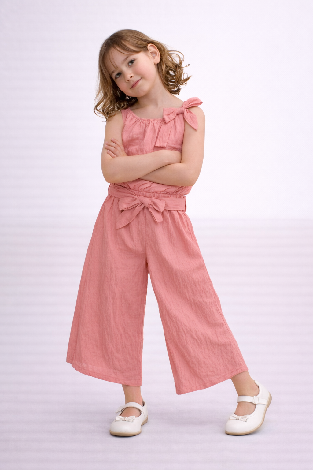 Ekru Paris İspanyol Paça Takım (2-3-4-5-6 Yaş )