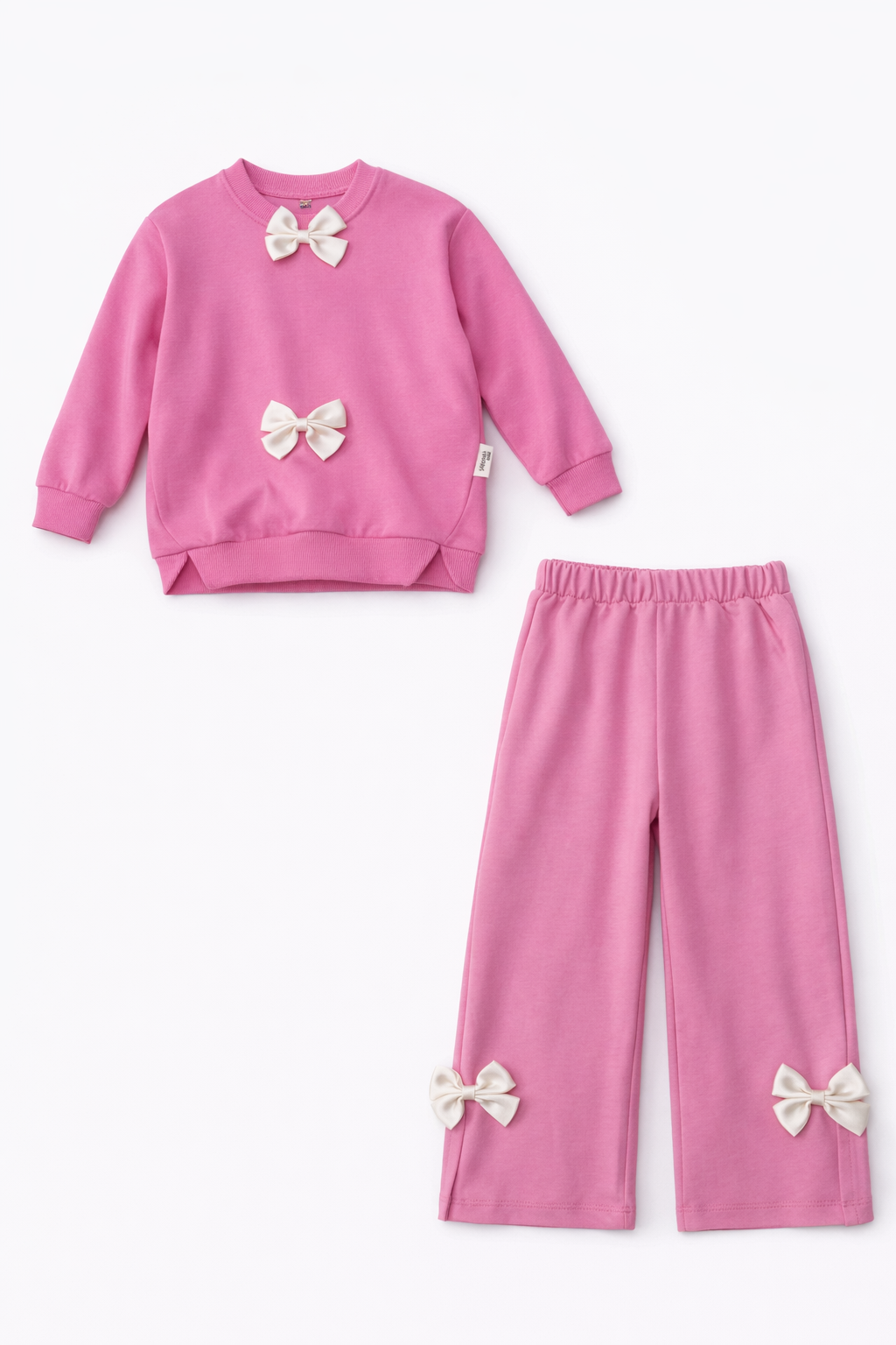 Kahve Kurdele Detaylı Takım ( 2-3-4-5-6 Yaş )