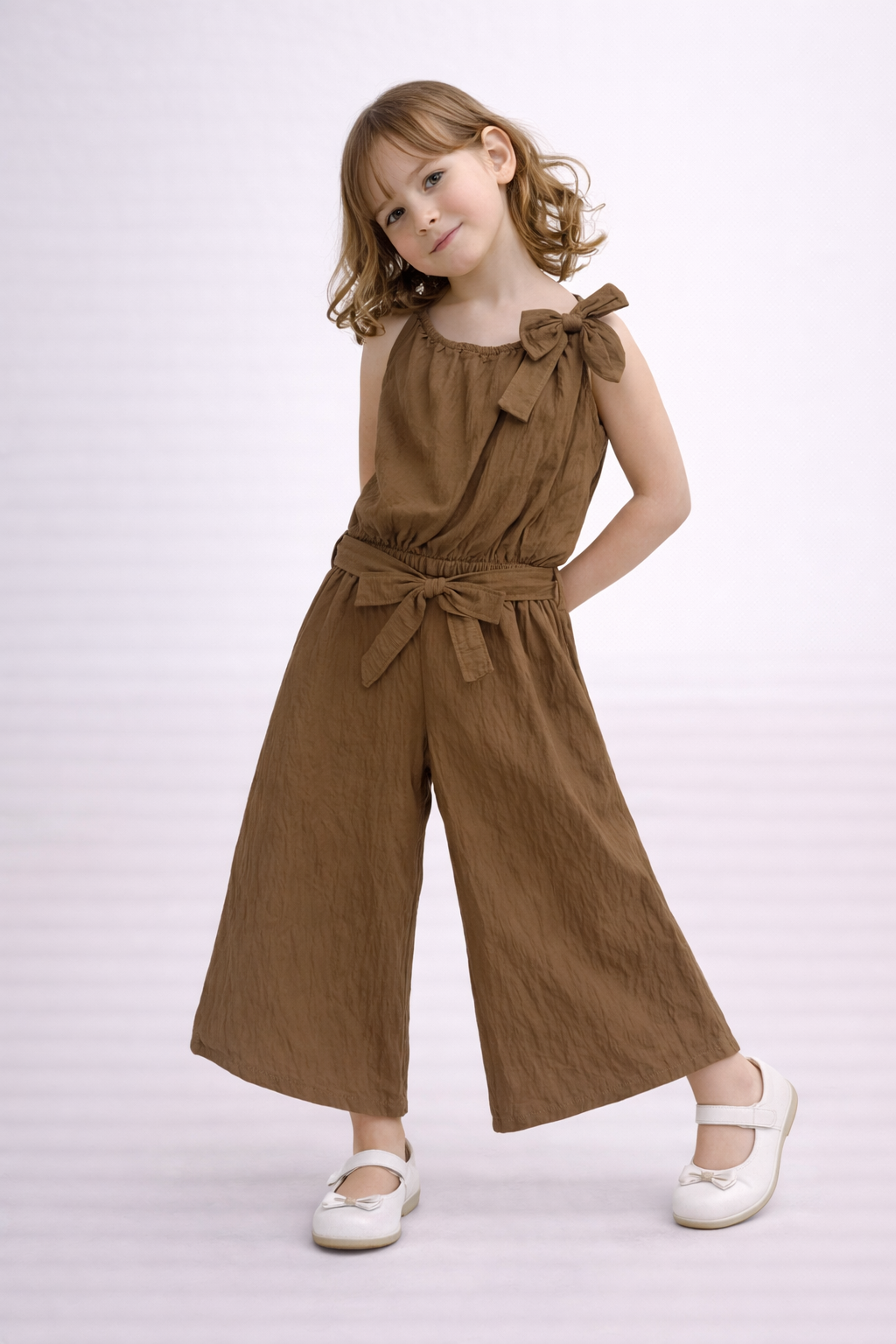 Kahve Paris İspanyol Paça Takım (2-3-4-5-6 Yaş )