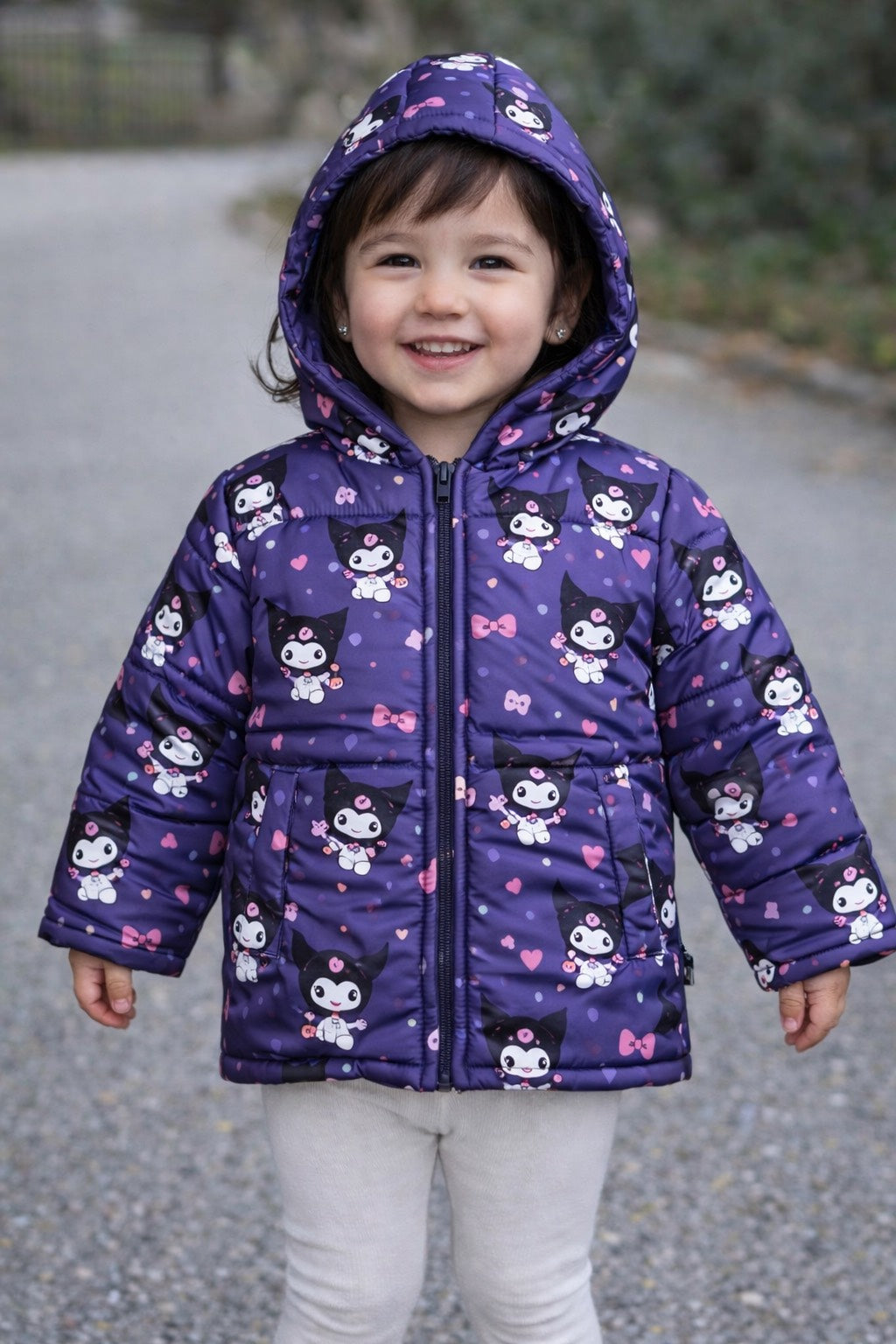 Unisex İçi Pamuklu Şişme Mont