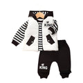 Siyah King Baskılı 3 Lü Takım ( 2-3-4-5 Yaş )